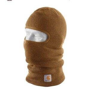 Carthartt Insulated Face Mask Brown Knit Ski Snow Outdoors Athletic Workout Run